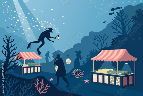 Underwater Coral Lantern Jewelry Market