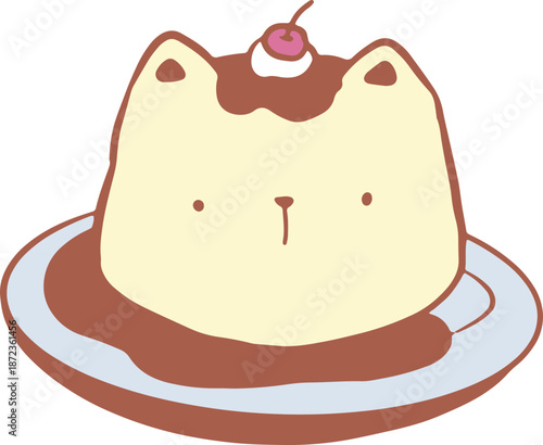 Cute Kawaii Sweety Dessert Cat meow