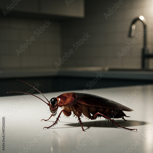 cockroach in the kitchen