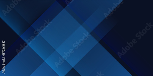 Blue black abstract background geometry shine and layer element vector for presentation design. Suit for business, corporate, institution, party, festive, seminar, and talks