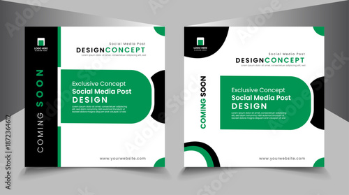 unique modern banner design sample