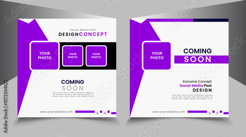 unique modern banner design sample