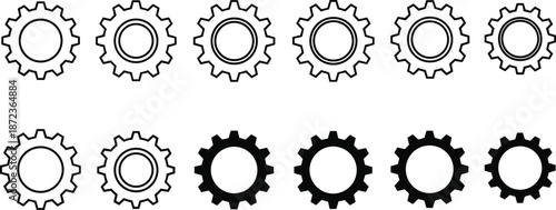 Big collection of modern linear arrow icons vector set including directional pointers for website navigation and mobile app interface