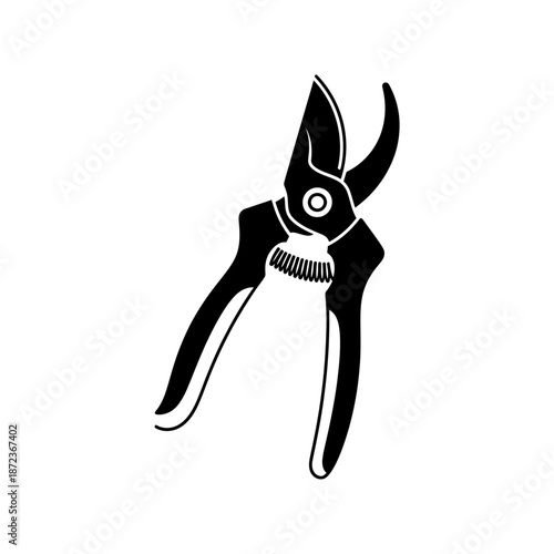 Pruning Shears Icon – Garden Secateurs Tool Symbol for Gardening, Trimming & Plant Care