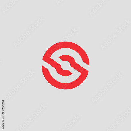 letters s and sss text logo design vector format