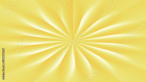 Tableau sur toile Bright yellow sunburst petals radiate across a grainy textured background