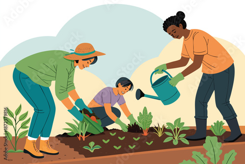 Community Garden Planting Day