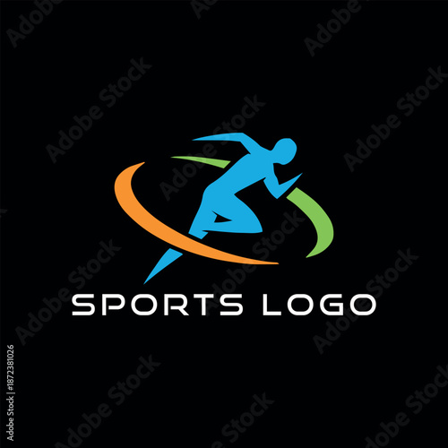 sports event logo design vector