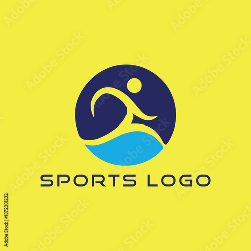 sports event logo design vector