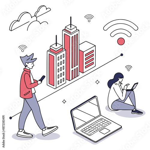 Urban connectivity in modern life