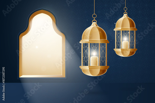 lamp on the wall