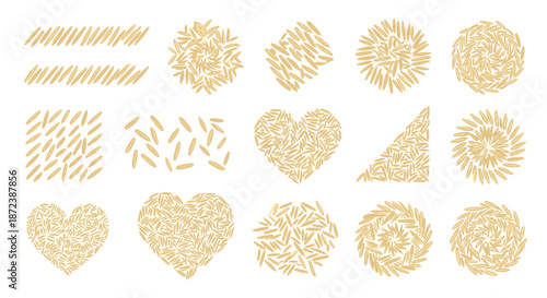 Halal certification label design featuring Arabic and English text on a dark purple background with colorful abstract shapes at corners.