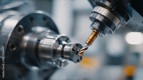 A prototype part emerging from a CNC machining center, measured with digital calipers to verify tight tolerances and dimensional accuracy. cinematic color correction, natural uneven lighting yet