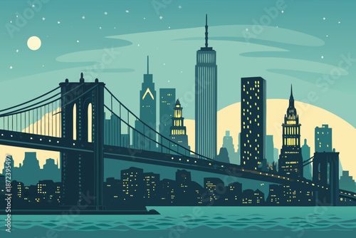 World Harbor City Landmark Bridge