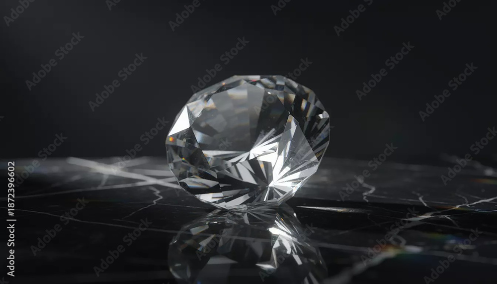 Fototapeta premium “Luxury crystal with elegant sparkling details