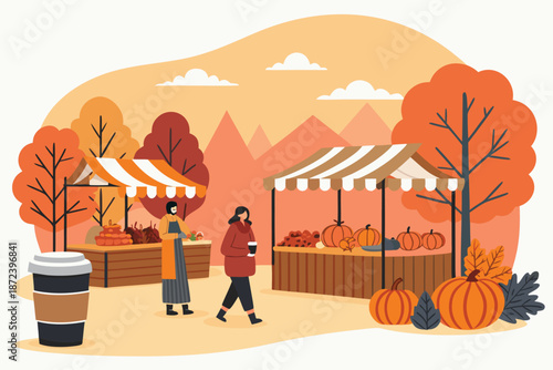 Autumn Leaf Market Weekend Stroll