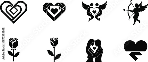 Minimalist black paper airplane soaring on white background for success and creativity