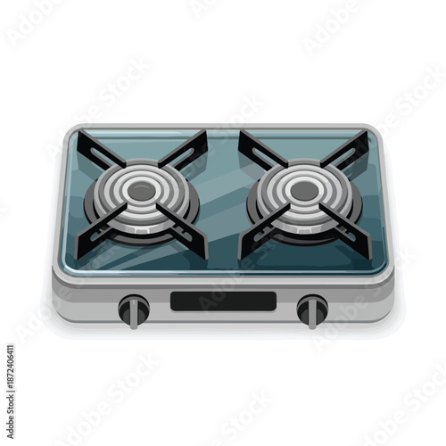 An electric metal cooling fan stands beside a black PC with a portable radio and CD player to supply power and air to the business technology equipment