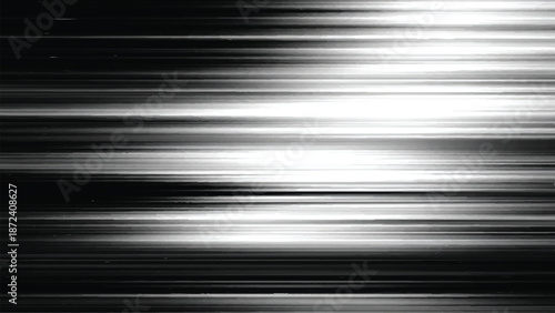 Blurred horizontal lines pattern with gradient light effect on a dark background