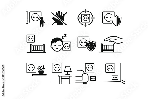 Child placement thoughtful outlet safe calm icon vector cue small focus prevention