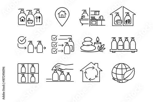 Specific system vector friendly zoning step icon placement logic dedicate eco icons