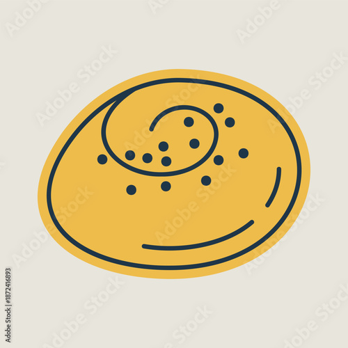  Delicious Swirled Poppy Seed Bun Icon