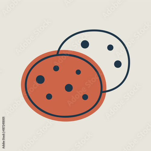 Delicious Chocolate Chip Cookies Icon