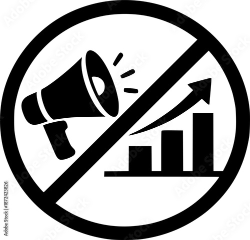 no advertising icon , marketing icon
