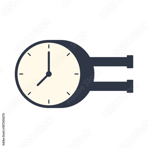 Flat Design Metro and Subway Icons for Public Transportation Systems