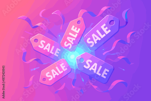 Trails simple vector compose k icon illustration glossy texture motion luminous