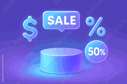 Minimal glow simple k obʼємні vector icon елементи futuristic compose тіні illustration