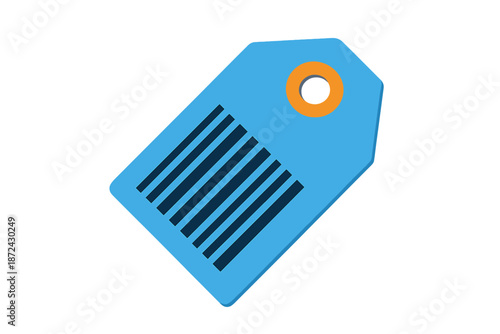 Orange geometry soft icon key bold price white blue cool vector minimal