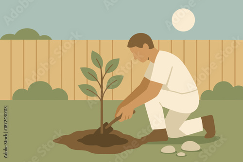 No eco wooden punctuation blue off friendly backyard fence clean vector icon