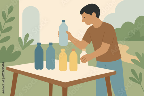 No person style eco recycling colors punctuation vector icon numbers speech friendly