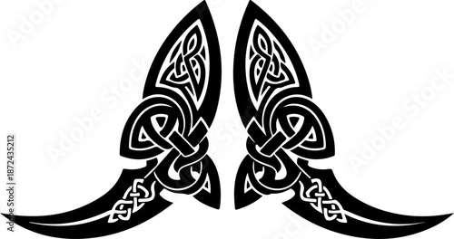 Celtic Tribal Knot Tattoo Design