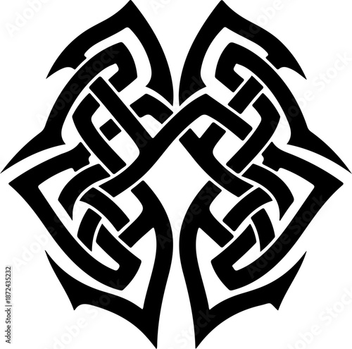 Celtic Tribal Knot Tattoo Design
