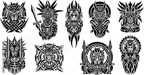 Celtic Tribal Knot Tattoo Design