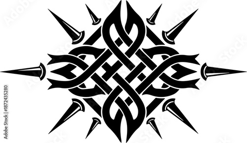 Celtic Tribal Knot Tattoo Design