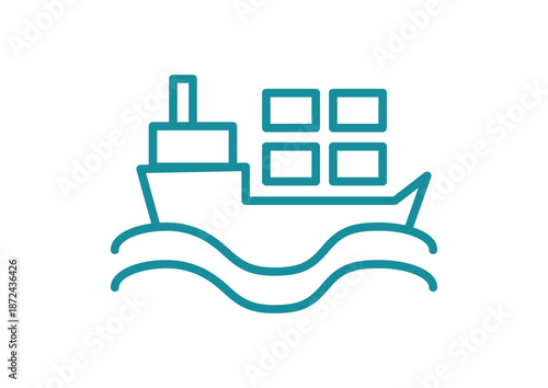 Container Ship Shipping Cargo Vessel Commerce Transportation Worldwide Export