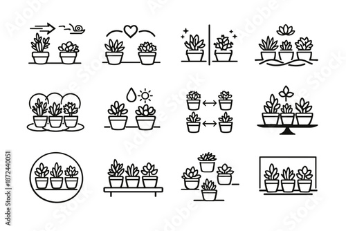 Cue icons icon spacing reduced herb logic grouping vs vector compatibility smart