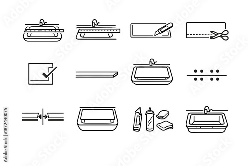 Sink vector check ruler workflow guard icon cue alignment gap preview icons