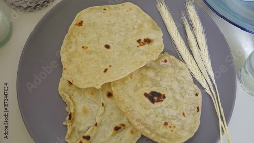 Mexican taco wheat tortillas 