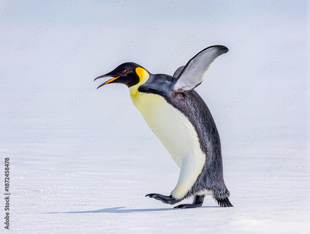 Fototapeta premium penguin in antarctica