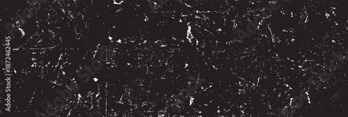 Scratched Grunge Urban Background Texture Vector. Dust Overlay Distress Grainy Grungy Effect. Distressed Backdrop Vector Illustration. Isolated Black on White Background. EPS 10.