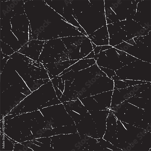 Scratched Grunge Urban Background Texture Vector. Dust Overlay Distress Grainy Grungy Effect. Distressed Backdrop Vector Illustration. Isolated Black on White Background. EPS 10.