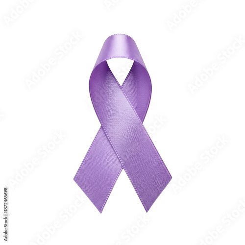 Purple awareness ribbon