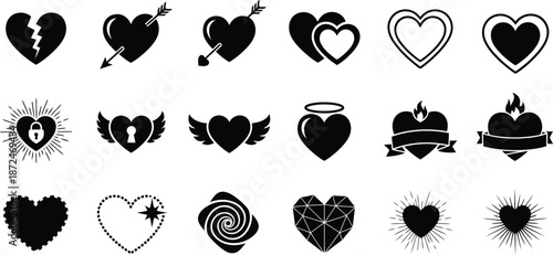 Charming heart collection for valentine's day