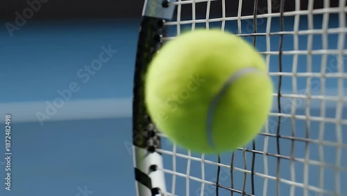 tennis ball and net