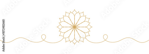 golden lotus isolated on white background