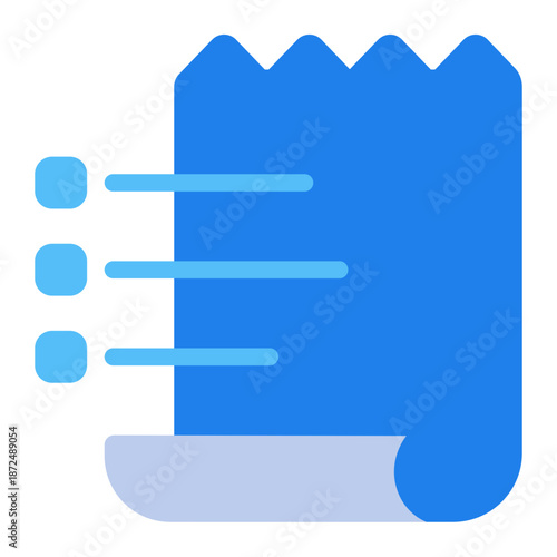 Tax Process Icon – Receipt Document and Finance Symbol